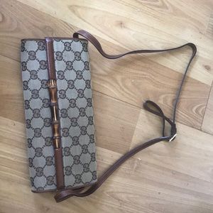 Gucci Bamboo Bar Clutch bag